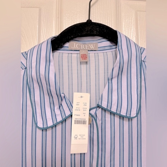 J.Crew Soft-Shine Long Sleeve Pajama Pant Set - Picture 7 of 12